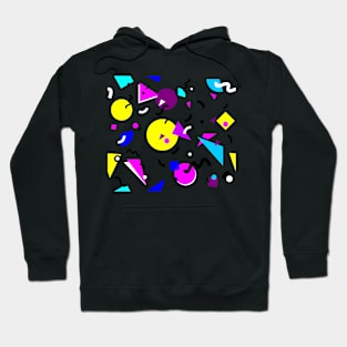 Eighties Retro Pattern (80s Pink) Hoodie